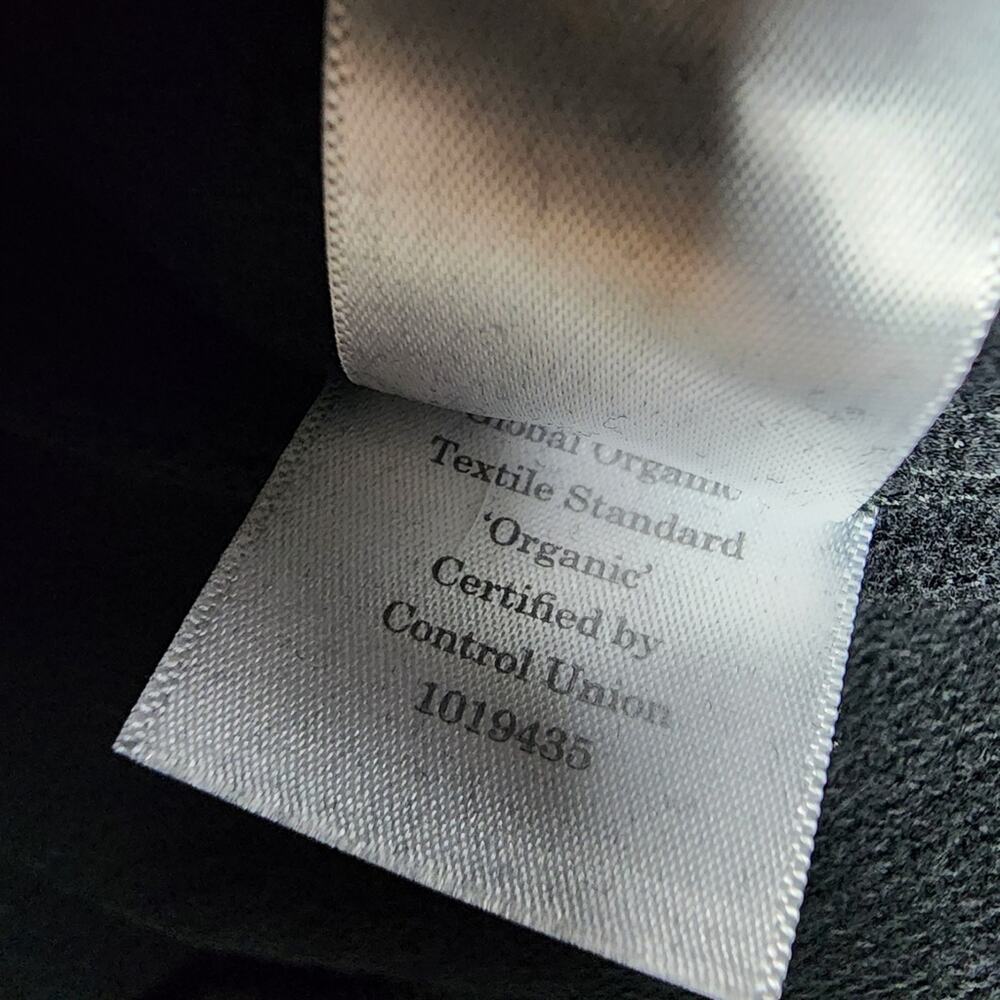 Everlane The Track Organic Cotton Crewneck Sweatshirt Black - Women's XS - Picture 7 of 9